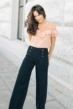 Load image into Gallery viewer, Ansley Lace Ruffle Sleeve Top