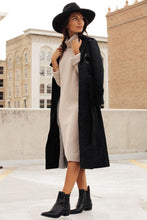 Load image into Gallery viewer, Bedford Trench Coat in Black