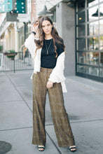 Load image into Gallery viewer, Evie Plaid Trousers