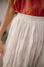 Load image into Gallery viewer, Crinkle Dot Midi Skirt