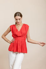 Load image into Gallery viewer, Allison Peplum Top - FINAL SALE