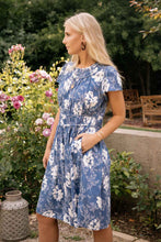 Load image into Gallery viewer, Ana Floral Dress in Blue
