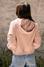 Load image into Gallery viewer, Button Front Cropped Hoodie