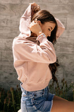 Load image into Gallery viewer, Button Front Cropped Hoodie