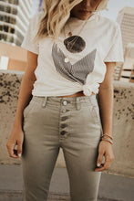 Load image into Gallery viewer, Geo Print Graphic Tee in Black