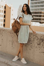 Load image into Gallery viewer, Drawstring Sport Dress in Mint Green