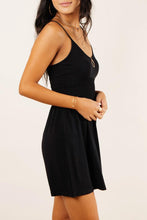 Load image into Gallery viewer, Black Stone Dress Slip