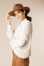 Load image into Gallery viewer, Amandine Knit Sweater in Ivory