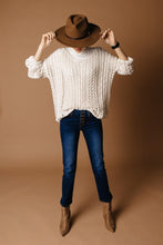 Load image into Gallery viewer, Amandine Knit Sweater in Ivory