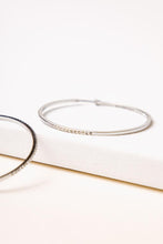 Load image into Gallery viewer, Crystal Studded Hoops
