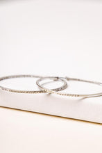 Load image into Gallery viewer, Crystal Studded Hoops
