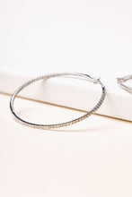 Load image into Gallery viewer, Crystal Studded Hoops
