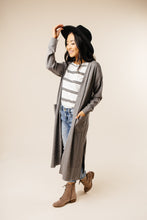 Load image into Gallery viewer, Eyes Wide Open Knit Cardigan in Grey
