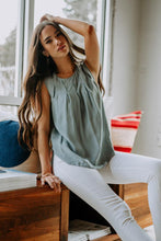 Load image into Gallery viewer, Charlie Pleated Tank
