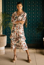 Load image into Gallery viewer, Floral Ruffle Detail Midi Dress
