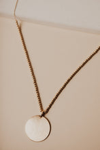 Load image into Gallery viewer, Circle Pendant Beaded Necklace

