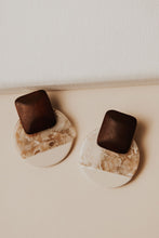 Load image into Gallery viewer, Fatima Wood Accent Earrings
