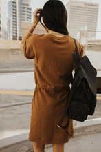 Load image into Gallery viewer, Drawstring Sport Dress in Camel
