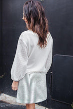 Load image into Gallery viewer, The Eyelet Lace Act Balloon Sleeve Top
