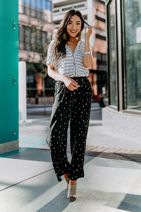 Dot Me Up Wide Leg Pants