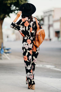 Hepburn Floral Jumpsuit - FINAL SALE